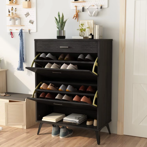  Black Shoe Rack W37062874