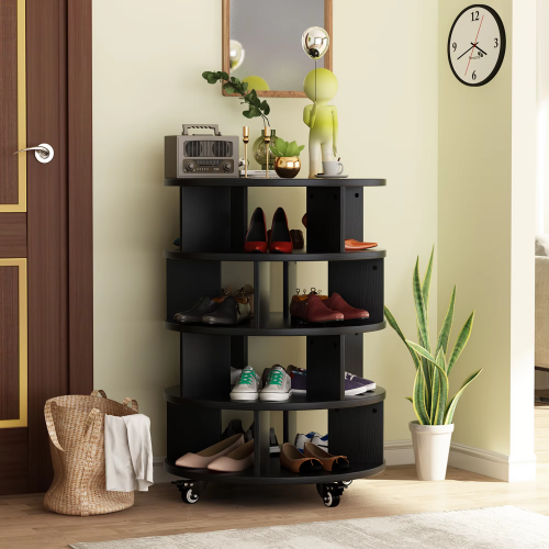 Black Shoe Rack